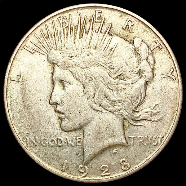 1928-S Silver Peace Dollar CLOSELY UNCIRCULATED