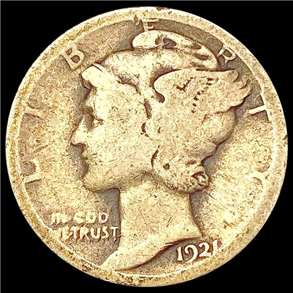 1921 Mercury Dime NICELY CIRCULATED