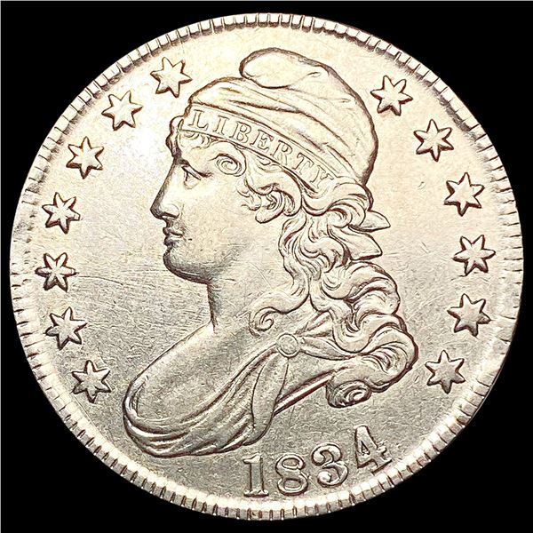 1834 Capped Bust Half Dollar CLOSELY UNCIRCULATED