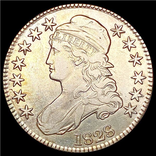 1828 Capped Bust Half Dollar CLOSELY UNCIRCULATED