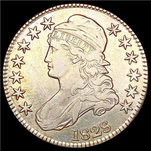 1828 Capped Bust Half Dollar CLOSELY UNCIRCULATED