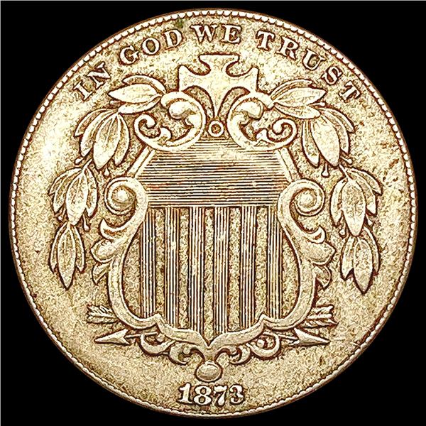 1873 Shield Nickel CLOSELY UNCIRCULATED