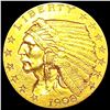 Image 1 : 1908 $2.50 Gold Quarter Eagle CLOSELY UNCIRCULATED