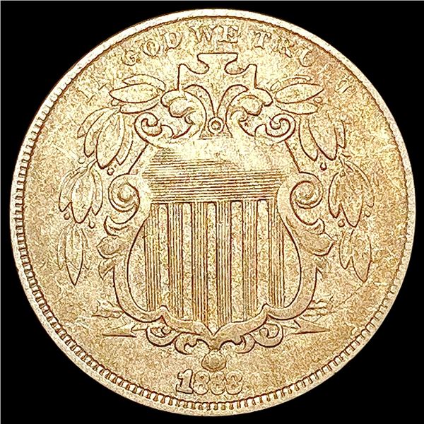 1868 Shield Nickel CLOSELY UNCIRCULATED