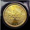 Image 2 : 2022 Canada 1/4oz Gold $10 SUPERB GEM BU