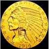 Image 1 : 1914-D $5 Gold Half Eagle CLOSELY UNCIRCULATED