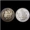 Image 1 : [2] Morgan Silver Dollars [1878-CC, 1884-CC] CLOSE