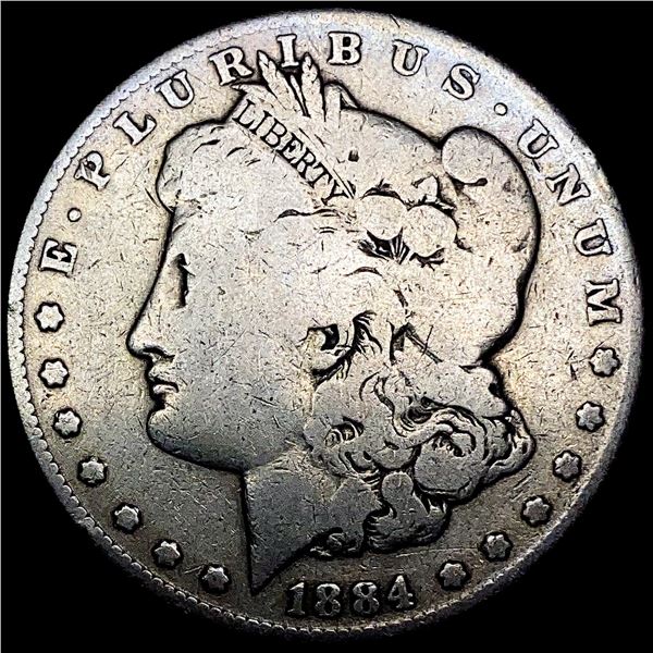 1884-CC Morgan Silver Dollar NICELY CIRCULATED