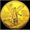 Image 1 : 1947 Mexico 1.2057oz Gold 50 Pesos CLOSELY UNCIRCU