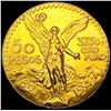 Image 1 : 1947 Mexico 1.2057oz Gold 50 Pesos CLOSELY UNCIRCU