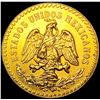 Image 2 : 1947 Mexico 1.2057oz Gold 50 Pesos CLOSELY UNCIRCU