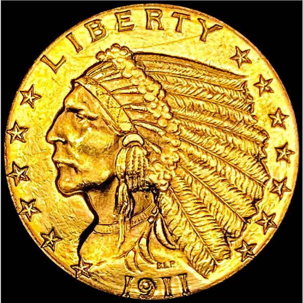 1911 $2.50 Gold Quarter Eagle UNCIRCULATED