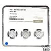 Image 1 : 1943 PDS Steel Cent Set NGC MS66 [3 Coins]