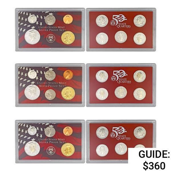 2003-2006 US Silver Proof Mint Sets [30 Coins]