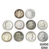 Image 1 : 1893 Circulated Columbian Half Dollars [10 Coins]