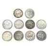 Image 2 : 1893 Circulated Columbian Half Dollars [10 Coins]