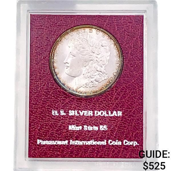 1890 Morgan Silver Dollar PICC MS65