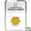 Image 1 : 1911-S $5 Gold Half Eagle NGC MS60