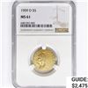 Image 1 : 1909-D $5 Gold Half Eagle NGC MS61