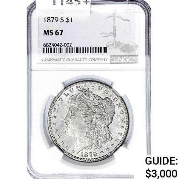 1879-S Morgan Silver Dollar NGC MS67