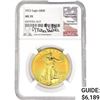 Image 1 : 2022 US 1oz Gold $50 Eagle NGC MS70 Signed Mike Ca