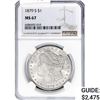 Image 1 : 1879-S Morgan Silver Dollar NGC MS67