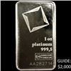 Image 1 : VALCAMBI SUISSE 1OZ PLATINUM BAR