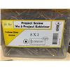 Image 2 : Project Screws 8x3 Yellow Zinc 20lbs