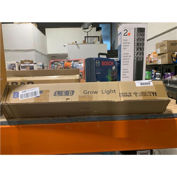 Barrina LED Grow Light 2FT, 96W(4 x 24W, 600W Equivalent), Full Spectrum, V-Shape with Reflector Com