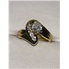 Image 3 : Ladies Solitaire .50 Carat with side stones Swirl Shank Style Ring