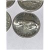 Image 2 : Vintage Canada 1867-1967 Lynx Silver Centennial Quarters - LOT of4
