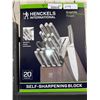 Image 1 : Henckels International Self-Sharpening Knife Block 20 Piece Set