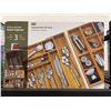 Image 2 : Seville Bamboo Expandable Drawer Organizer Plus 3 Adjustable Trays