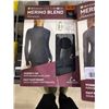 Image 2 : Merino Blend Paradox Womens Top Performance Base Layer Size M Black Lot of 2