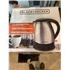 Image 2 : Black + Decker 1.7L Stainless Steel Electric Cordless Kettle