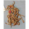 Image 3 : Child's painted rawhide tubular case, 5" w/rawhide fringe
