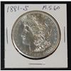 Image 1 : Morgan dollar, 1881-S, about MS60