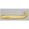 Image 1 : Elk horn hide scraper, 13", highly polished from use