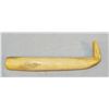 Image 1 : Elk horn hide scraper, 13", highly polished from use