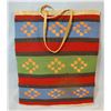 Image 2 : Nez Perce' dyed corn husk bag, ca. 1940's, 11" x 13"