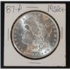 Image 1 : Morgan dollar, 1887-P, MS60+