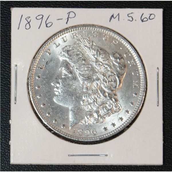 Morgan dollar, 1896, MS60