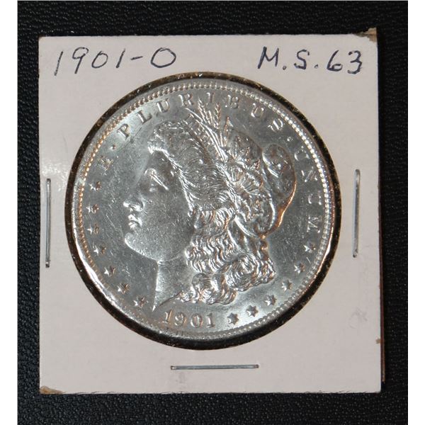 Morgan dollar, 1901-O, MS63