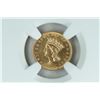 Image 1 : 1886 $1 Type 3 Indian Princess gold coin, NGC MS61. Estimate: $900-1100