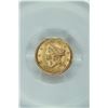 Image 1 : 1851 $1 Type 1 Coronet gold coin, PCGS Genuine Uncirculated. Estimate: $600-700