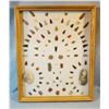 Image 1 : Native American Artifact Frame: 88 pcs., assorted knives, points and scrapers, found at Strickland T