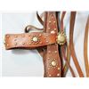 Image 3 : Keystone Bros. marked studded bridle w/Buermann Hercules Bronze bit, bit has been repaired
