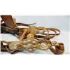 Image 5 : Keystone Bros. marked studded bridle w/Buermann Hercules Bronze bit, bit has been repaired