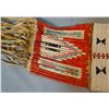 Image 5 : Northern Plains full beaded pipe bag, late 19th Century, beaded and quilled, seed beads, lazy stitch