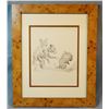 Image 2 : Powell, Ace, etching, Bear Cub, 9 «" x 7", framed. Estimate: $100-$200